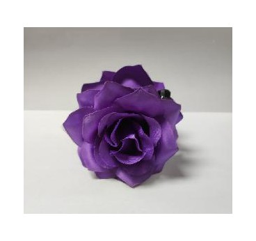 FLOR FERIA DOBLE FLAMENCA  PINZA MORADO TP