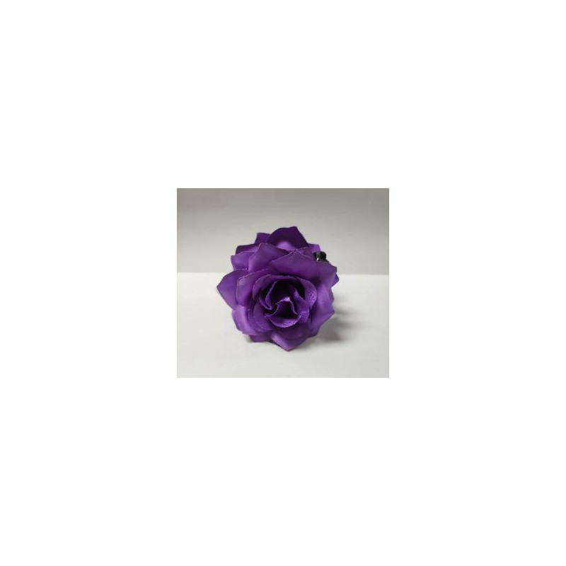 FLOR FERIA DOBLE FLAMENCA  PINZA MORADO TP