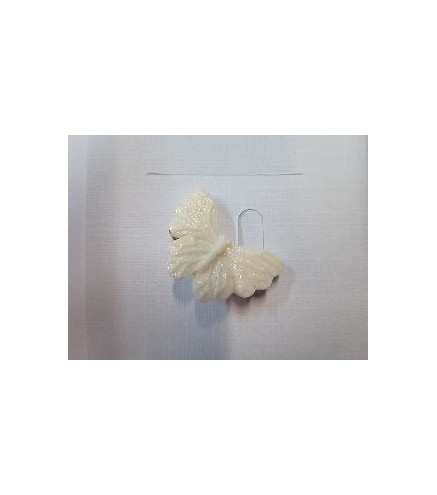 BROCHE FLOR MARIPOSA BLANCA