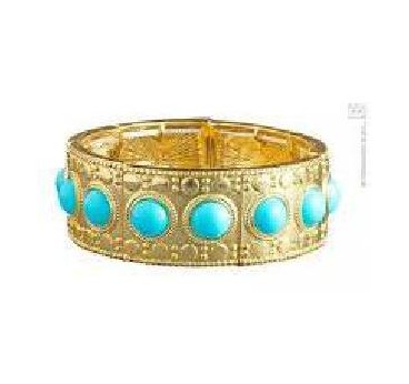 BRAZALETE CLEOPATRACON PIEDRA LAPISLAZURI