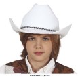 SOMBRERO VAQUERO FIELTRO BLANCO INFANTIL