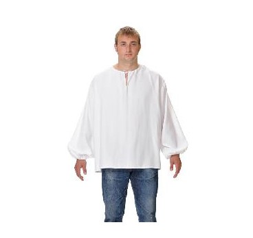 CAMISA MESONERO BLANCO ADULTO