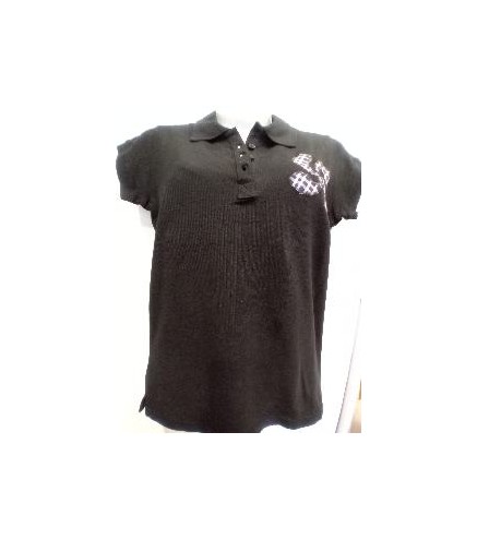 CAMISETA POLO NEGRO LAUBURU MUJER T-M