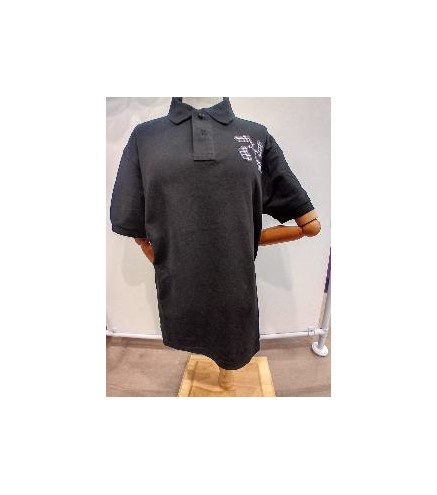 CAMISETA POLO NEGRO LAUBURU HOMBRE T-M