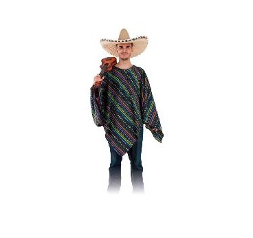 PONCHO MEJICANO ADULTO