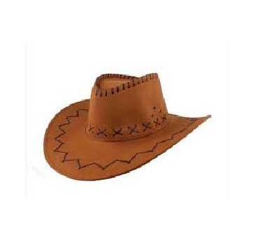 SOMBRERO FIELTRO VAQUERO MARRON CLARO