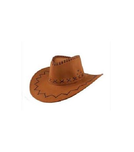 SOMBRERO FIELTRO VAQUERO MARRON CLARO