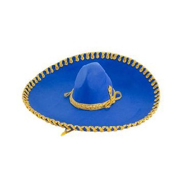 SOMBRERO MEXICANO INFANTIL AZULON