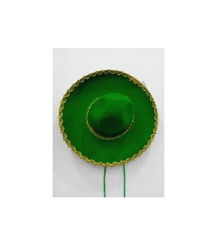 SOMBRERO MEXICANO INFANTIL VERDE CLARO