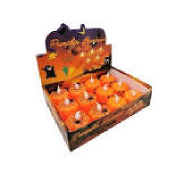 -VELAS CALABAZA 4 CM