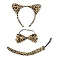 CONJUNTO DIADEMA PAJARITA Y RABO TIGRE