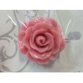 BROCHE FLOR GRANDE ROSA PALO