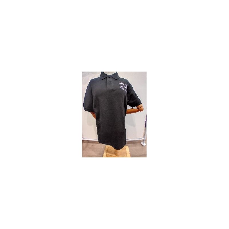 CAMISETA POLO NEGRO LAUBURU HOMBRE T-2XL