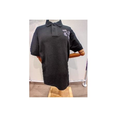 CAMISETA POLO NEGRO LAUBURU HOMBRE T-2XL