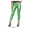 LEGGINS METALIZADOS VERDE T-U