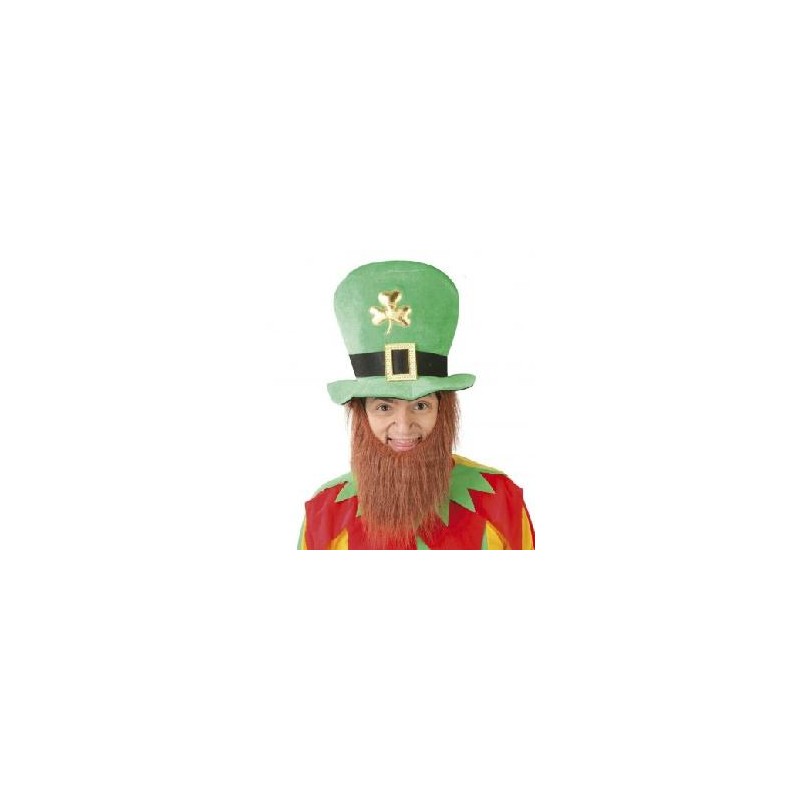 SOMBRERO CON BARBA  SAN PATRICIO