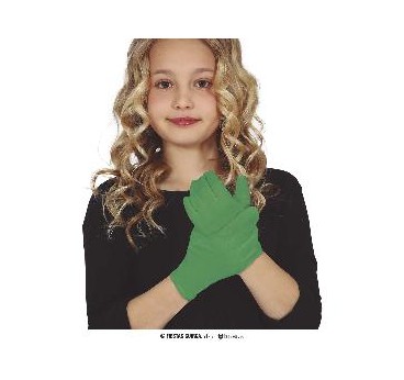 GUANTES VERDE OSCURO INFANTIL