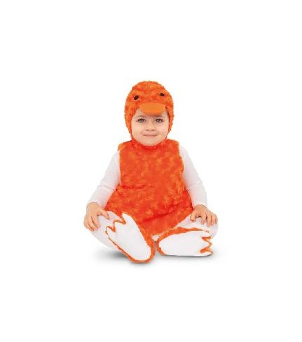 -DISFRAZ PATITO PELUCHE NARANJA 12-24 MESES