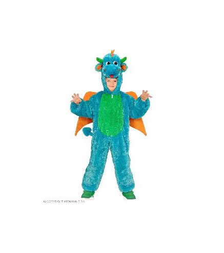 DISFRAZ DRAGÓN EN PELUCHE SUAVE NIÑOS 5-8