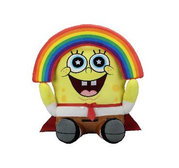 PELUCHE BOB ESPONJA RAINBOW HUGME VIBRAT