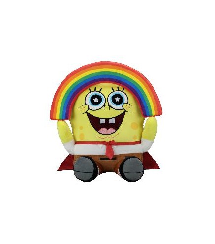 PELUCHE BOB ESPONJA RAINBOW HUGME VIBRAT