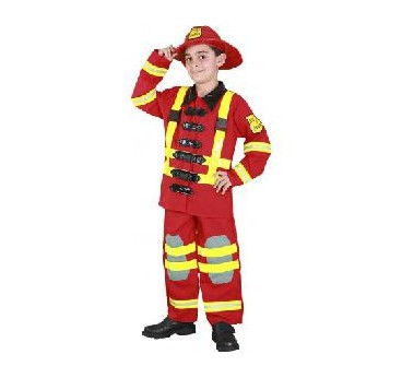 DISFRAZ BOMBERO T 10-12