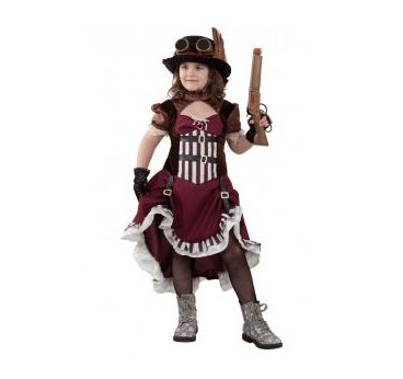 DISFRAZ STEAMPUNK NIÑA T-8