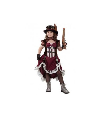 DISFRAZ STEAMPUNK NIÑA T-8