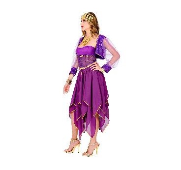 -FALDA CHIFFON PURPURA