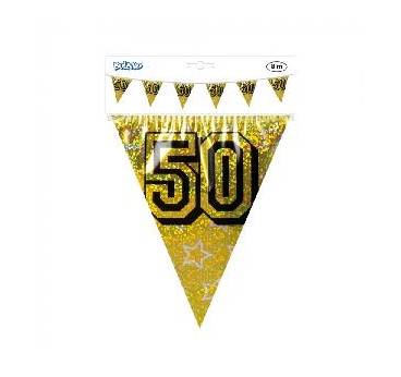 BANDERA HOLOGRAFICA "50"