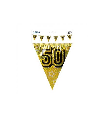 BANDERA HOLOGRAFICA "50"