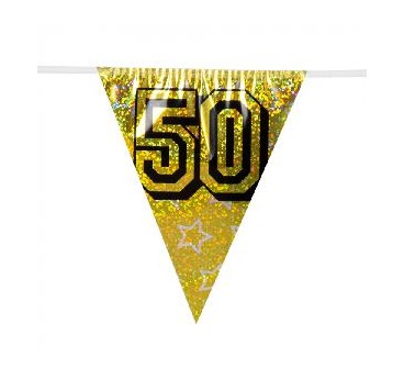 BANDERA HOLOGRAFICA "50"