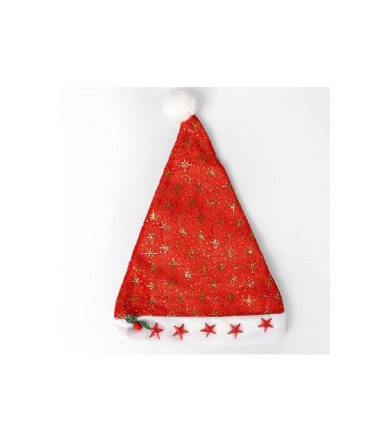 GORRO PAPA NOEL LUCES - LUNA-ESTRELLA