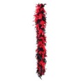 BOA PLUMA ROJA Y NEGRA  50 GR