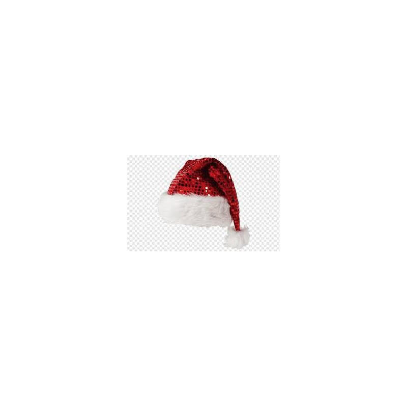 GORRO PAPA NOEL LENTEJUELAS