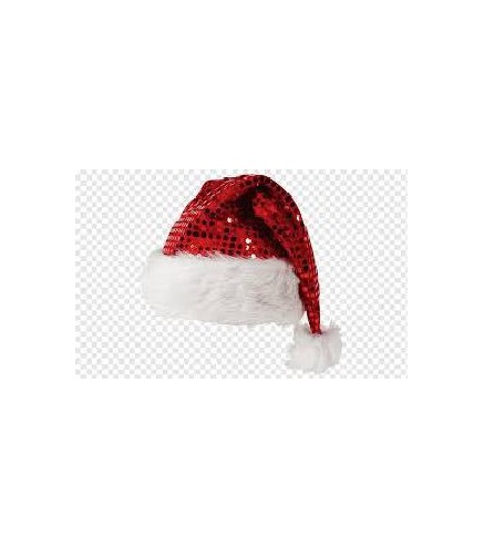 GORRO PAPA NOEL LENTEJUELAS