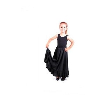 FALDA BAILE NEGRA INFANTIL T-6