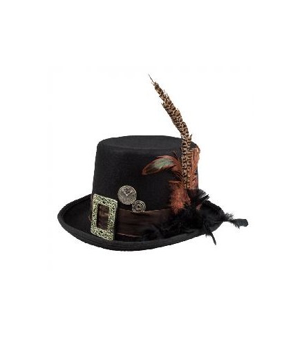 SOMBRERO STEAMPUNK PLUMA