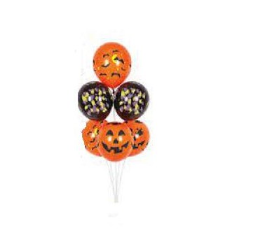 ARBOL GLOBOS HALLOWEEN