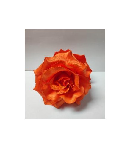 FLOR ROSA MADEIRA TEÑIDA NARANJA 13*13