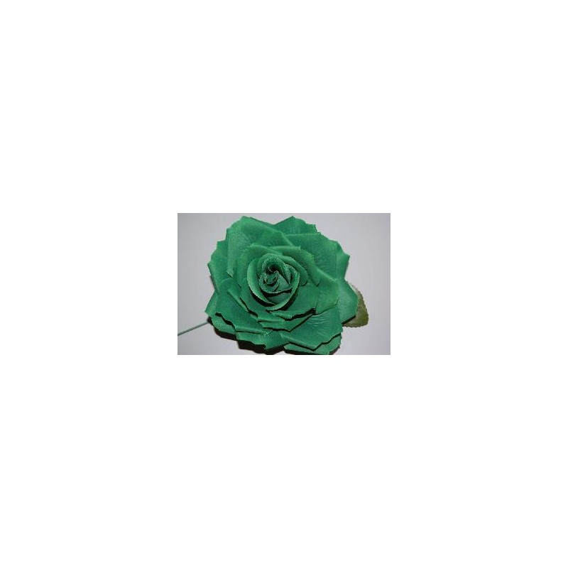 FLOR FLAMENCA GRANDE VERDE ANDALUCIA  17*15