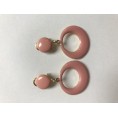 PENDIENTES ARO ROSA INFANTIL