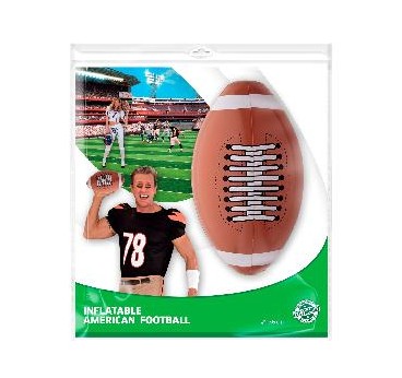 BALON DE FUTBOLL AMERICANO INFLABLE 36 cm