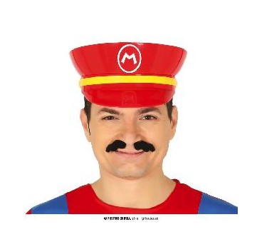 GORRA ROJA PLASTICO MARIO KART