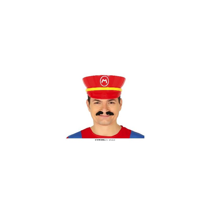 GORRA ROJA PLASTICO MARIO KART