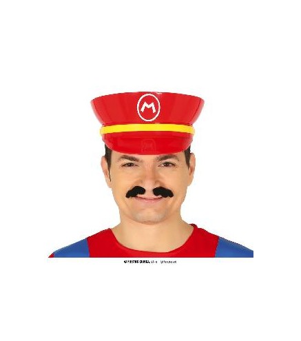 GORRA ROJA PLASTICO MARIO KART