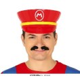 GORRA ROJA PLASTICO MARIO KART