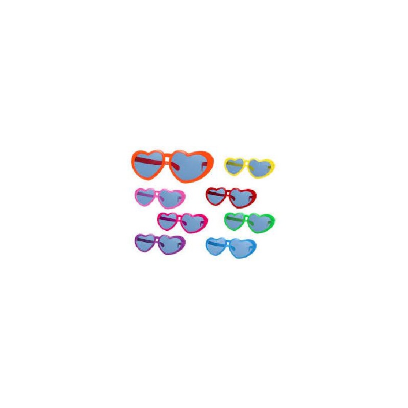 GAFAS CORAZON COLORES VARIADOS GIGANTES