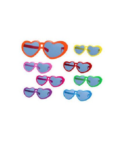 -GAFAS CORAZON COLORES VARIADOS GIGANTES