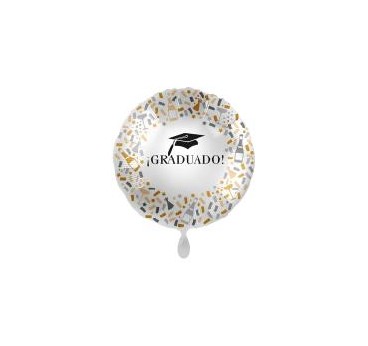 GLOBO FOIL GRADUADO 43 CM